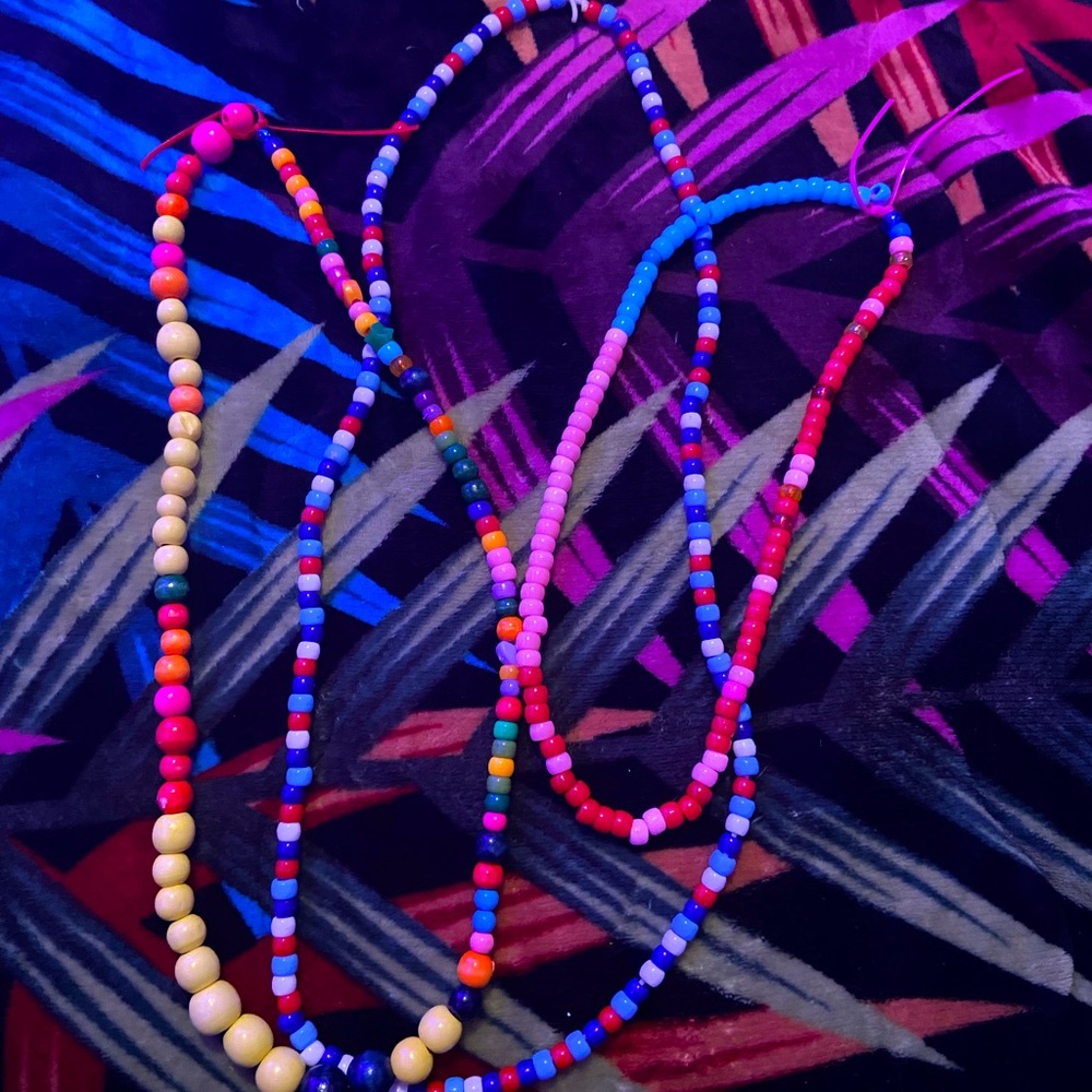 3 Colorful Necklaces